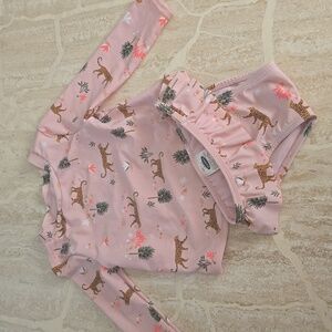 Swimsuit...rash guard top w/ ruffled bottoms